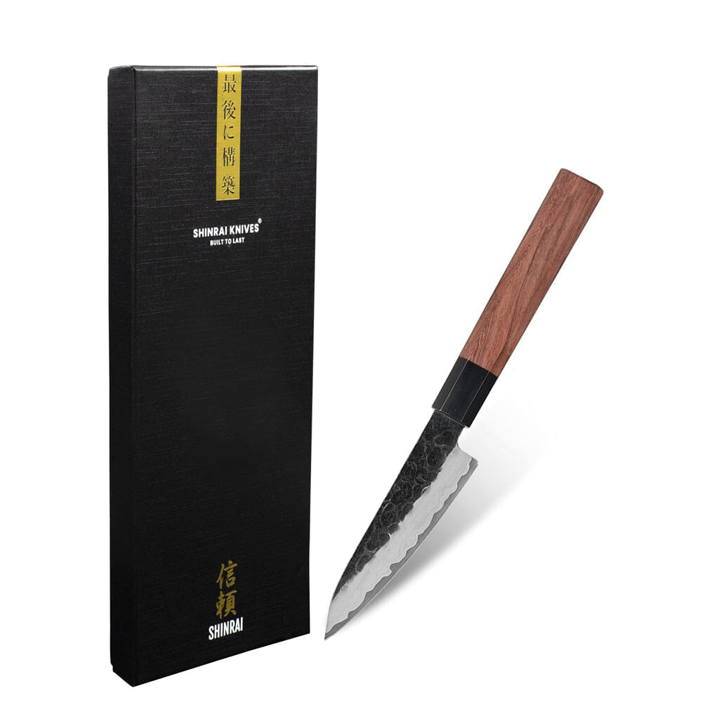 Shinrai Knives - Kurayami Damascus Schilmes 9 cm