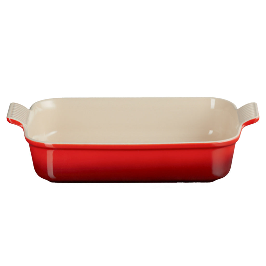 Le Creuset - Heritage Ovenschaal rechthoekig Kersenrood 32 x 24 cm