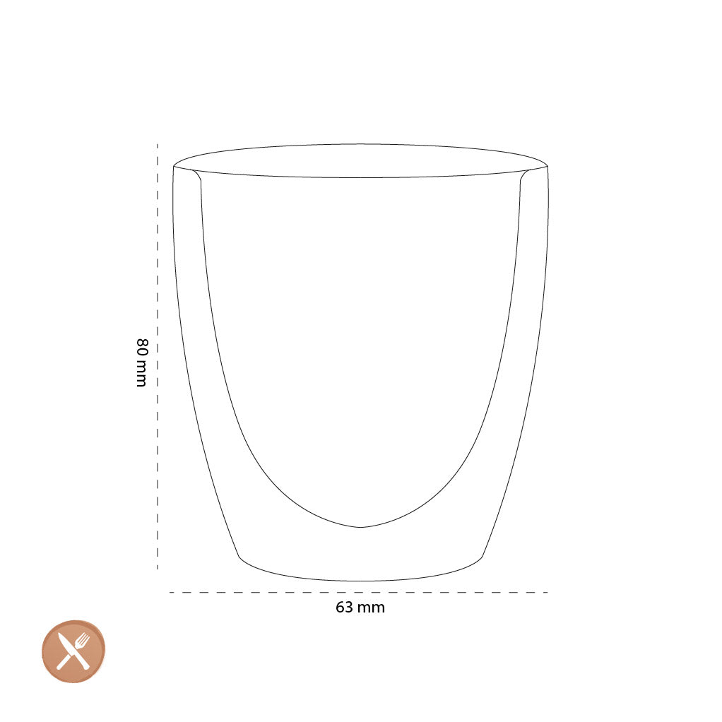 Leonardo - Dubbelwandige Mok Duo 100ml