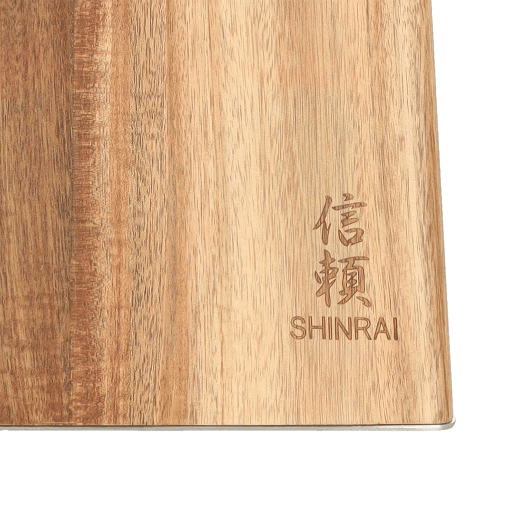 Shinrai Knives - Magnetisch Messenblok Cito Enkelzijdig - Acaciahout