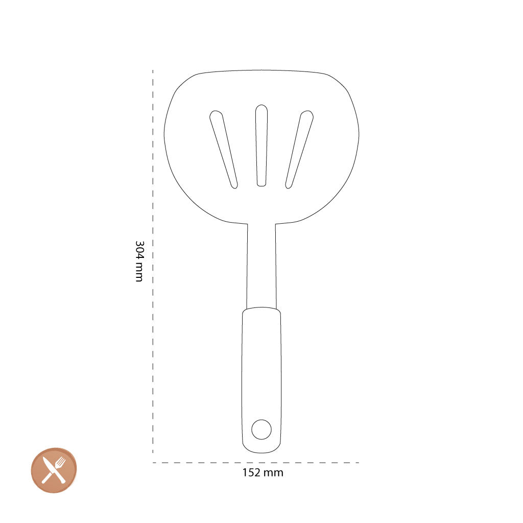 OXO - Pannenkoekspatel silic., 30 cm