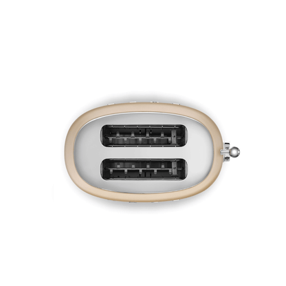 Smeg - Grille-pain | Champagne | Grille-pain 2x2