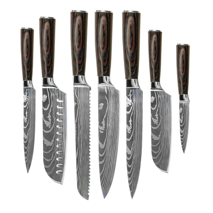 Shinrai Knives - Damascus Print Mega Bundel - All you need