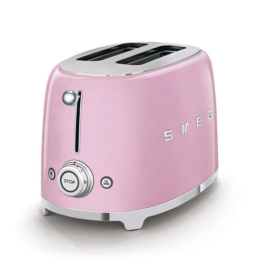 Smeg - Broodroosters | Roze | Jaren 50 | Toaster 2x2