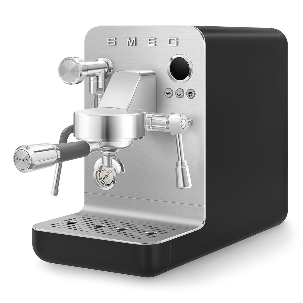 Smeg - Espressomachine Mat Zwart