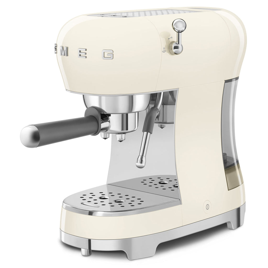 Smeg - Espressomachine | Crème | Jaren 50 | Handmatige espressomachine