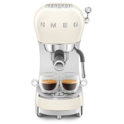 Smeg - Espressomachine | Crème | Jaren 50 | Handmatige espressomachine