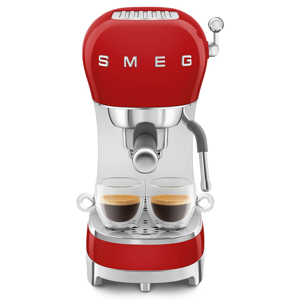 Smeg - Machine à expresso | Rouge | années 1950 | Machine à expresso manuelle