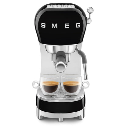 Smeg - Espressomachine | Zwart | Jaren 50 | Handmatige espressomachine