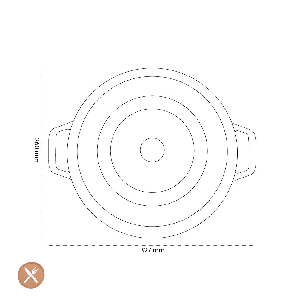 Staub - La Cocotte Braadpan 26 cm - Eucalyptus