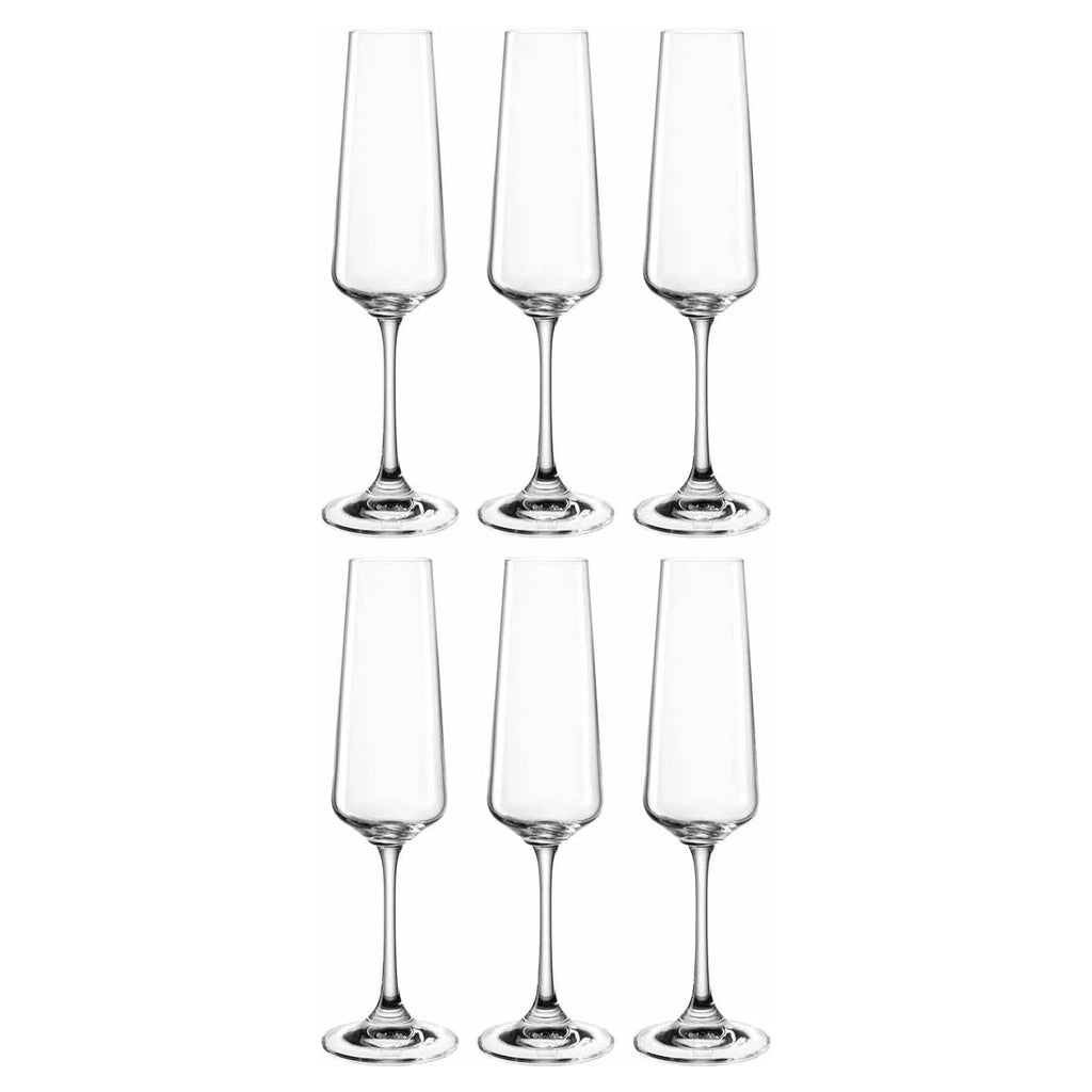 Leonardo - PALADINO Champagne Glazen 220 ml - 6 stuks