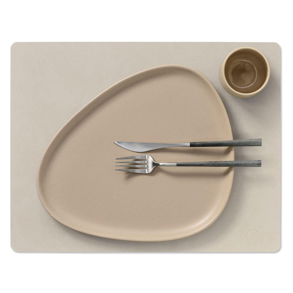 Lind DNA - Placemat Vierkant L Nupo Oester Wit