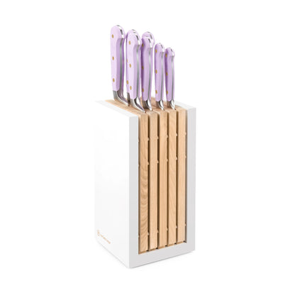 Wusthof - Classic Colour 7-delige messenset met blok Purple Yam