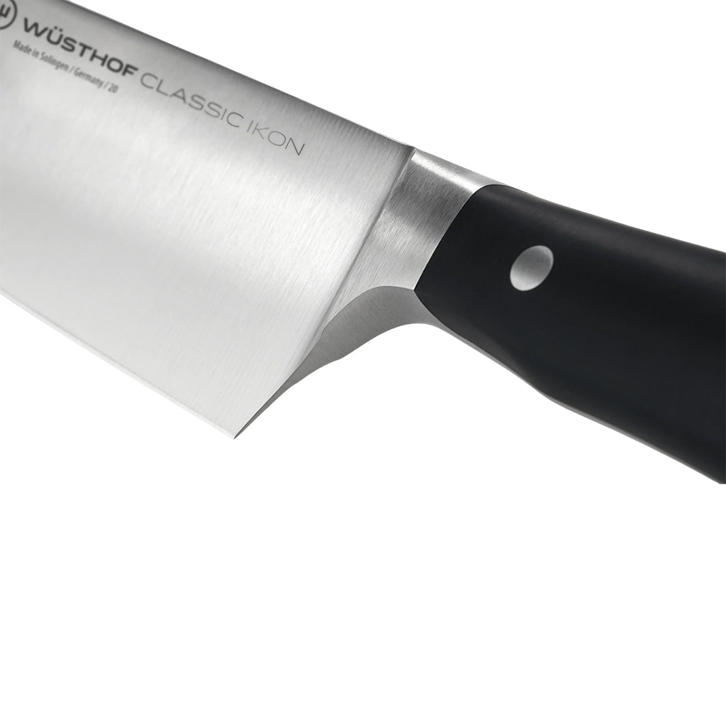 Wusthof - Couteau de chef Classic Ikon 20cm + Bloc à couteaux marron offert