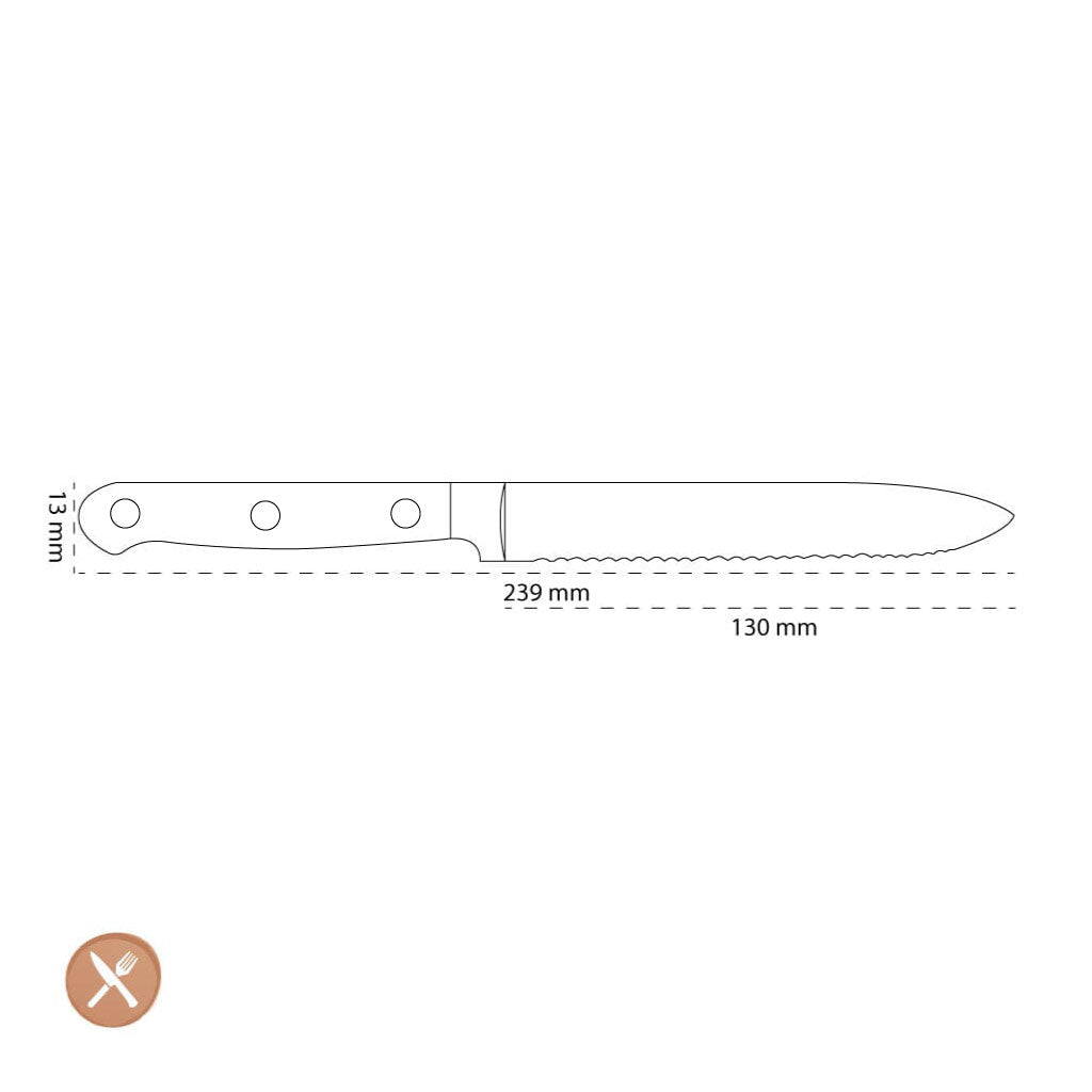 Zwilling - Prof S Universeel mes 130 mm