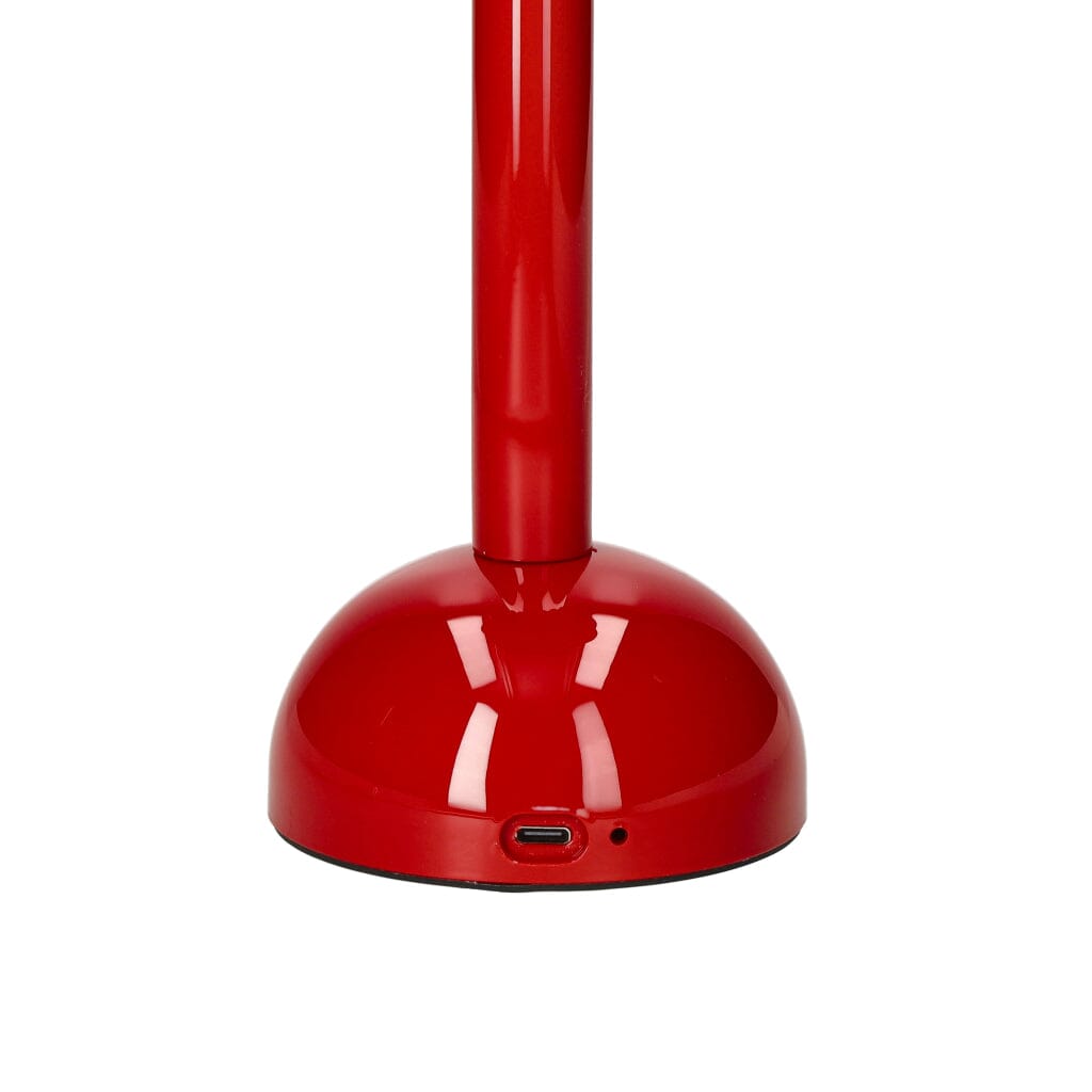 Lampe de table LED Addison Ross - Coloris Coquille Festonnée - Bordeaux - 28 cm