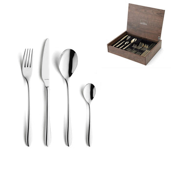 Amefa - Cuba - Coffret de couverts 24 pièces pour 6 personnes - Finition brillante - Coffret de luxe