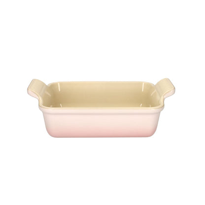 Le Creuset - Heritage Ovenschaal rechthoekig Shell Pink 19 x 14 cm