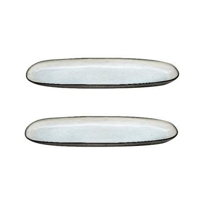 Médard de Noblat - Grand Bol de Service Shadow Nacre 35,5 x 14 cm (lot de 2)