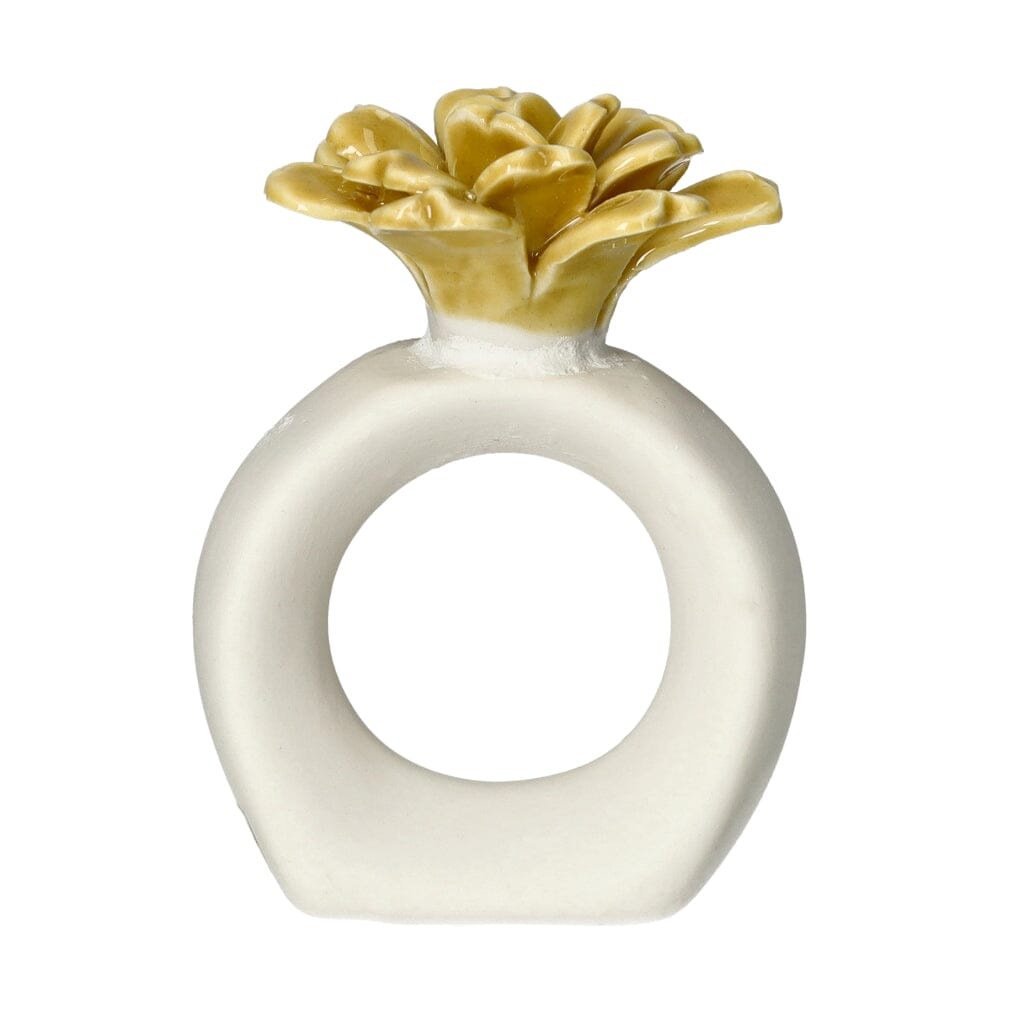 BYON - Rond de serviette Nénuphar - Ronds de serviette jaunes BYON