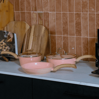 Cook & Pan - Blush Pannenset 9-delig Pannenset Cook & Pan 