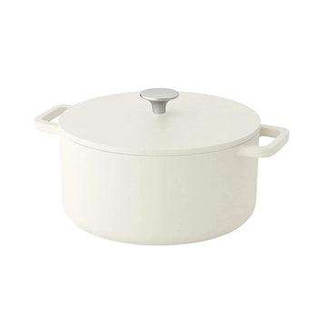 Poêle à frire Cook &amp; Pan - Go Ivory en fonte 24 cm - 4 litres