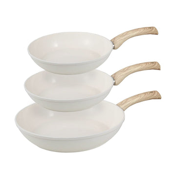Cook & Pan - Go Ivory Koekenpannenset 3-delig Pannenset Cook & Pan 