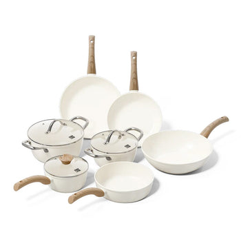 Ensemble de 7 poêles Cook &amp; Pan - Go Ivory