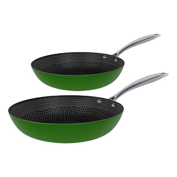 Ensemble de 2 poêles à frire Cook &amp; Pan - Honey Go Green