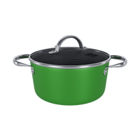 Cook & Pan - Honey Go Green Kookpot 22 cm met glazen deksel Cook & Pan 