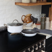Cook & Pan - Honey Go Ivory Pannenset 7-delig Pannenset Cook & Pan 