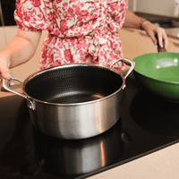 Ensemble de 5 pièces Cook &amp; Pan en acier inoxydable couleur miel