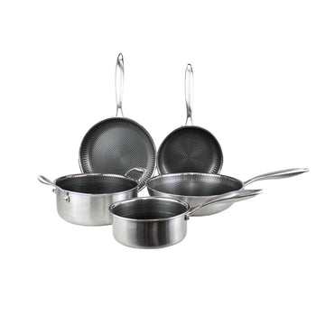 Ensemble de 5 pièces Cook &amp; Pan en acier inoxydable couleur miel