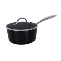 Cook &amp; Pan - Poêle en acier inoxydable Honey Signature 18 cm avec couvercle en verre Cook &amp; Pan