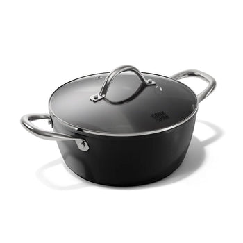 Cook &amp; Pan - Casserole Signature 24 cm avec couvercle en verre