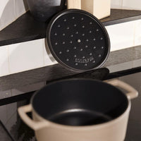 Poêle à frire en fonte Cook &amp; Pan - Taupe of Mind 24 cm - 4 litres
