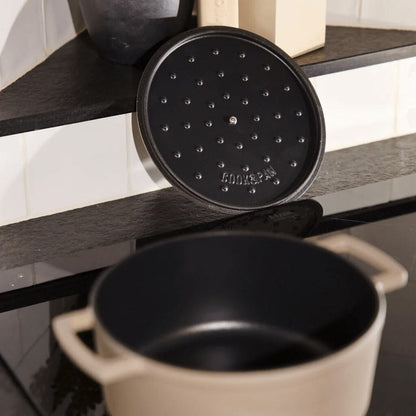 Poêle à frire en fonte Cook &amp; Pan - Taupe of Mind 24 cm - 4 litres