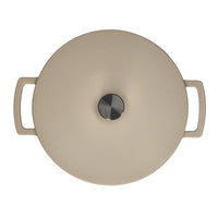 Poêle à frire en fonte Cook &amp; Pan - Taupe of Mind 24 cm - 4 litres