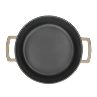 Poêle à frire en fonte Cook &amp; Pan - Taupe of Mind 24 cm - 4 litres