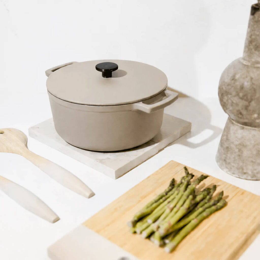 Poêle à frire en fonte Cook &amp; Pan - Taupe of Mind 28 cm - 6,5 litres