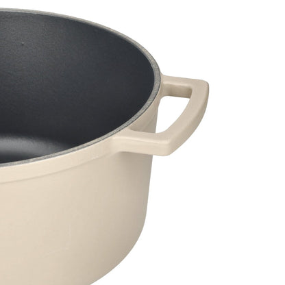 Poêle à frire en fonte Cook &amp; Pan - Taupe of Mind 28 cm - 6,5 litres