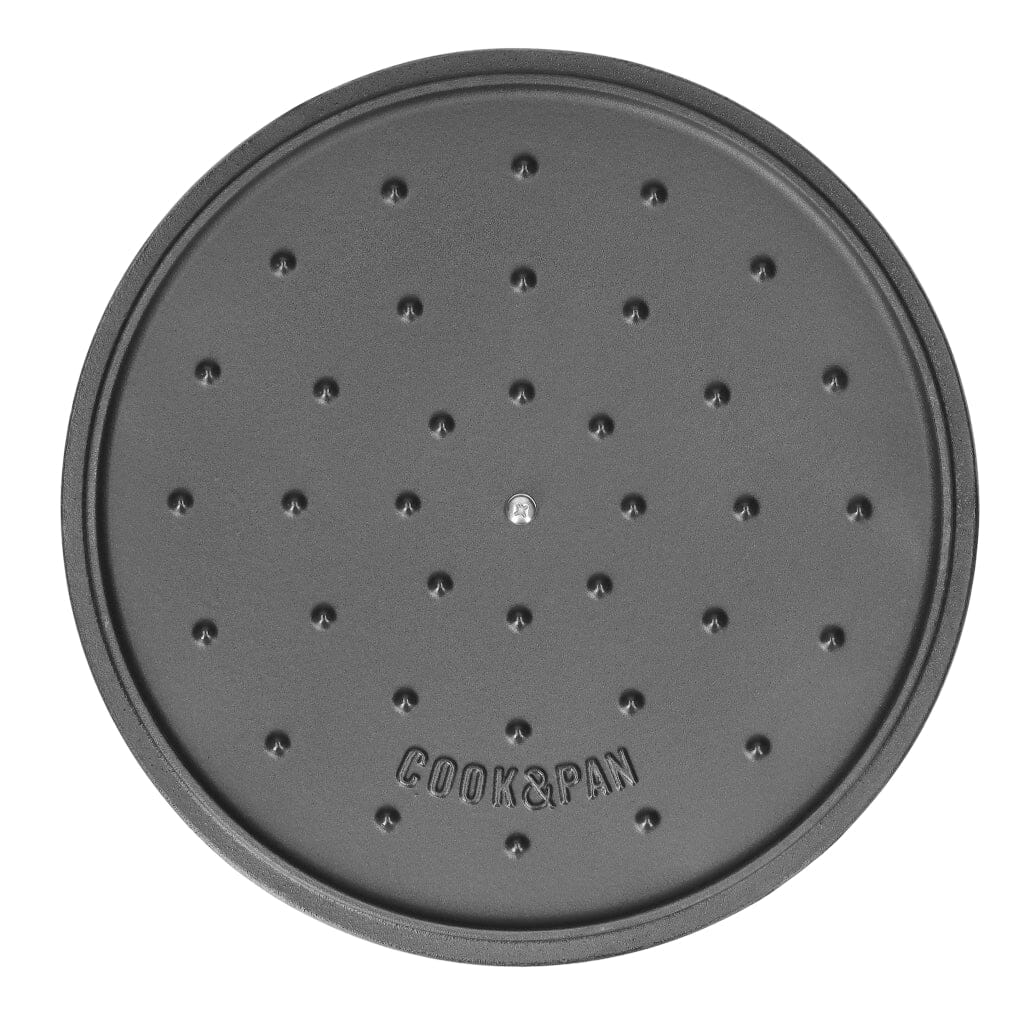 Poêle à frire en fonte Cook &amp; Pan - Taupe of Mind 28 cm - 6,5 litres
