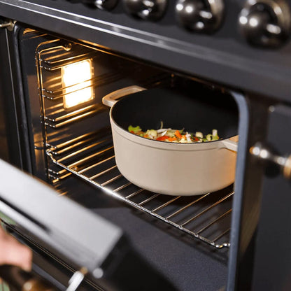 Poêle à frire en fonte Cook &amp; Pan - Taupe of Mind 28 cm - 6,5 litres