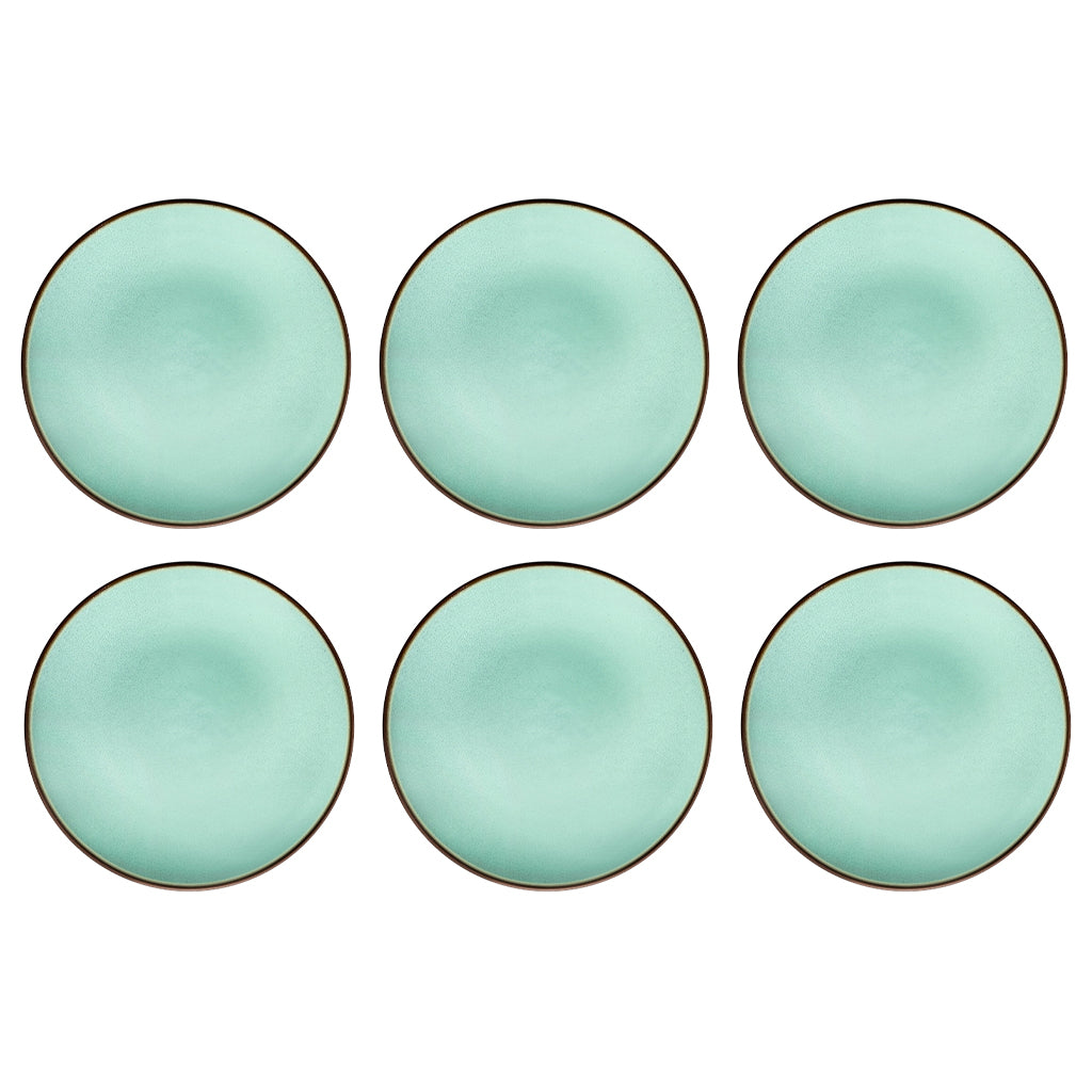 Médard de Noblat - Feeling Jade - Assiette à dessert 21 cm (lot de 6)