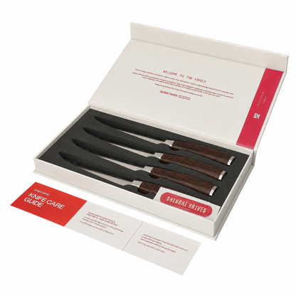 Shinrai Knives - Ensemble de 13 couteaux imprimés Damas - Collection Master XL