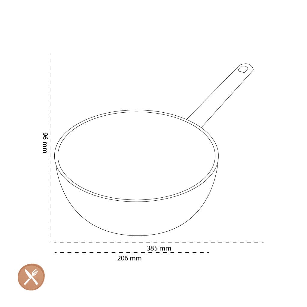 Demeyere - Apollo 7 Conische sauteuse 20 cm Sauspan Demeyere 