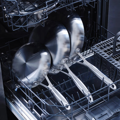 GreenPan - Geneva 4-delige Pannenset 24/24/28 cm - koekenpan + stoofpan met deksel + wokpan Pannenset GreenPan 