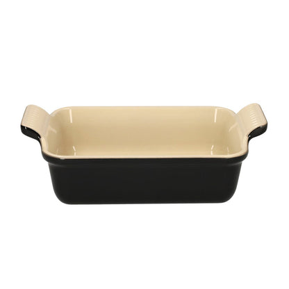 Le Creuset - Heritage Ovenschaal rechthoekig Ebbenzwart 26 x 19 cm