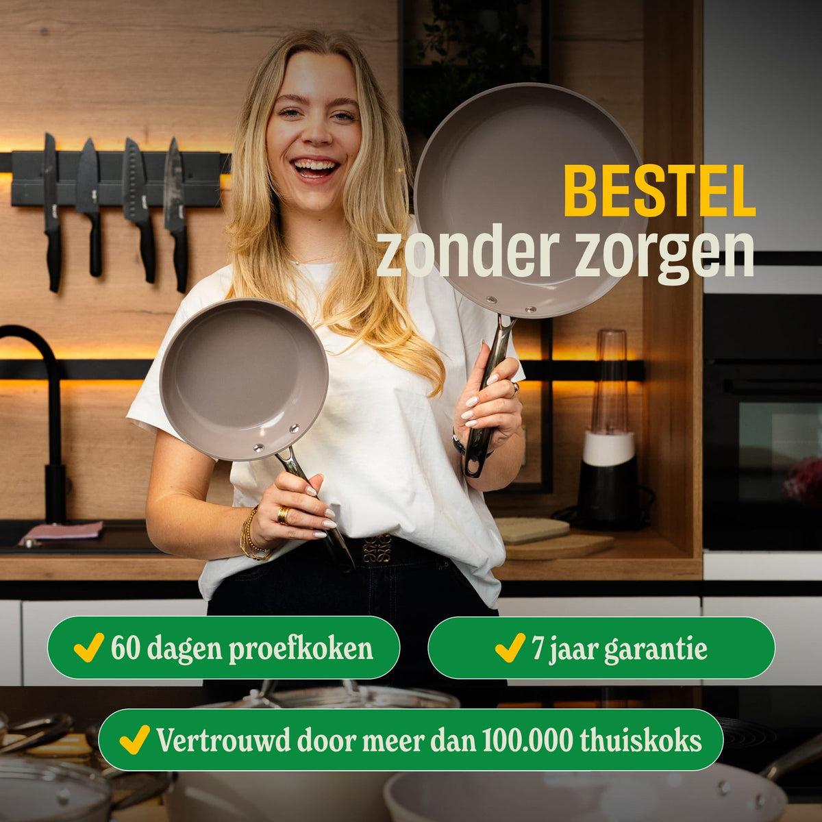 Cook & Pan - Taupe of Mind Inductiebeschermer set - 4 Pack