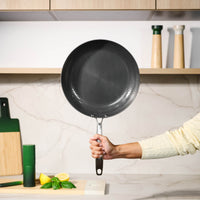 Cook & Pan - Ensemble de 9 poêles en acier inoxydable au miel
